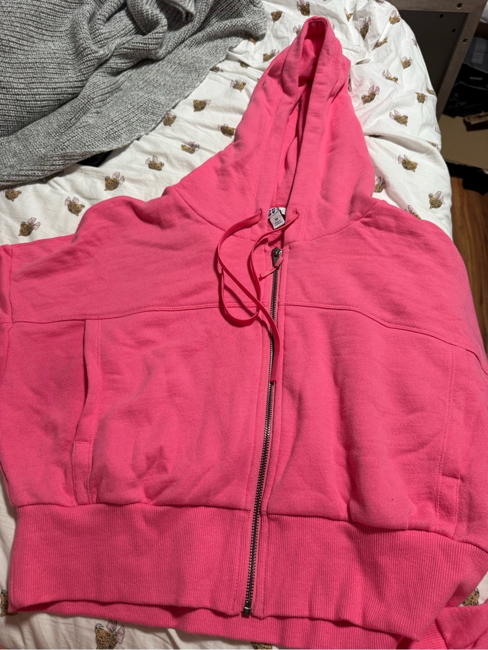 Target Pink Full-Zip Hooded Sweatshirt